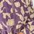Floral printed purple round neck pure cotton kurta set with trouser