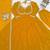 Yellow fox georgette anarkali with rembo sequence embroidery work, fully stitched gown style with bottom and dupatta
