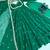 Green fox georgette anarkali with rembo sequence embroidery work, fully stitched gown style with bottom and dupatta