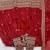 Rust crunchy silk anarkali with embroidery jari sequins work,churidar sleeve style, 3 mtr flair gown set category