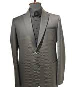 Two-tone geometric weave blazer – wedding collection