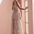Light onion pink net embroidered beads trendy plazzo suit