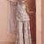 Light lavender net embroidered beads trendy plazzo suit