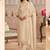 Off white  jacquard silk handwork designer salwar suit