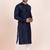 Woven kurta pyjama set for mens