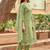 Women Floral Embroidered Regular Roman Slik Kurta with Trousers & Dupatta