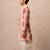 Pink cotton printed kurta dhoti