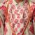 Pink cotton printed kurta dhoti