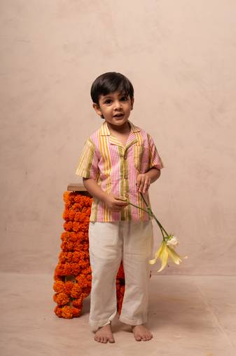 Multicolor cotton printed shirt