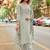 Women Floral Embroidered Regular Roman Slik Kurta with Trousers & Dupatta