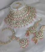 Indian kundan bridal jewellery set
