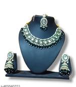 Minakari work kundan necklace set