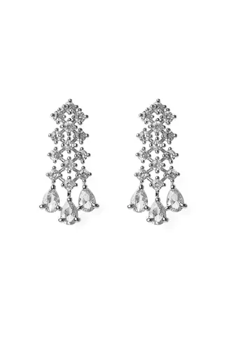 Jewelz ad necklaces & earring for women | rhodium-plated necklace for women |