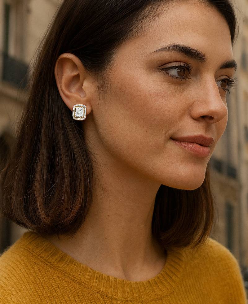 Jewelz’s american diamond stud earrings for every occasion | american diamond stud earrings | ad earring for women