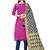 Pink woven silk blend unstitched churidar dress-materials