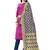 Pink woven silk blend unstitched churidar dress-materials