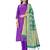 Purple woven silk blend unstitched churidar dress-materials