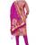 Pink woven silk blend unstitched churidar dress-materials
