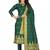 Mehendi woven silk blend unstitched churidar dress-materials