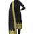 Black woven silk blend unstitched churidar dress-materials
