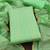 Green sequins chanderi unstitched churidar dress-materials