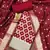 Maroon woven cotton unstitched churidar dress-materials