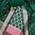 Green woven cotton unstitched churidar dress-materials