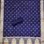 Navy-blue woven cotton unstitched churidar dress-materials