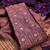 Wine woven silk blend unstitched churidar dress-materials