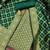 Olive woven silk blend unstitched churidar dress-materials