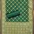 Olive woven silk blend unstitched churidar dress-materials