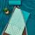 Sea-green woven jacquard unstitched churidar dress-materials