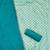 Sea-green woven jacquard unstitched churidar dress-materials