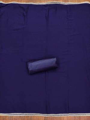 Navy-blue woven jacquard unstitched churidar dress-materials 4
