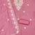 Pink thread embroidery silk blend semi stitched churidar dress-materials