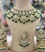 Minakari work kundan necklace set