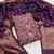 Wine woven silk blend unstitched churidar dress-materials