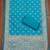 Sky-blue woven silk blend unstitched churidar dress-materials