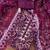 Purple sequins organza semi stitched churidar dress-materials