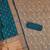 Teal woven silk blend unstitched churidar dress-materials