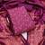 Pink woven silk blend unstitched churidar dress-materials