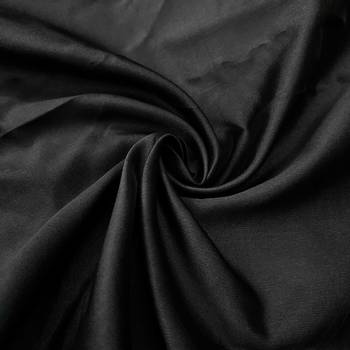 Black woven silk blend unstitched churidar dress-materials 4