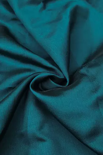 Teal woven silk blend unstitched churidar dress-materials