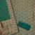 Green woven silk blend unstitched churidar dress-materials