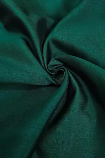 Green woven silk blend unstitched churidar dress-materials