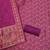 Pink woven silk blend unstitched churidar dress-materials
