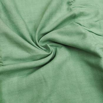 Green printed organza churidar dress-materials 4
