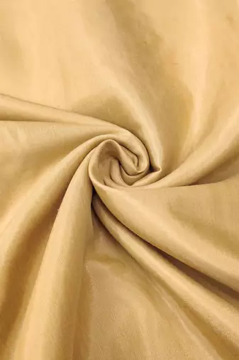 Beige thread embroidery silk blend churidar dress-materials