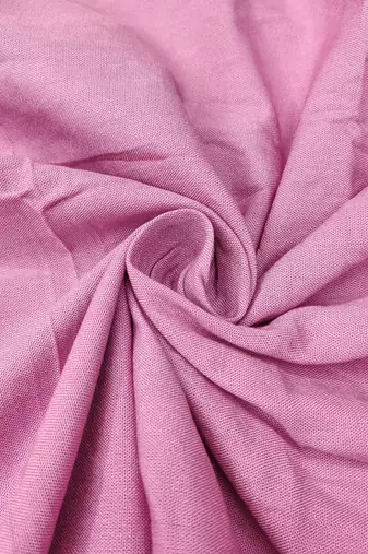 Pink thread embroidery silk blend churidar dress-materials