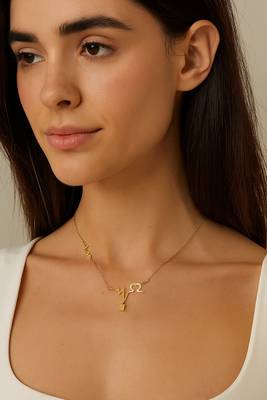 Jewelz heartbeat & love pendant necklace 2